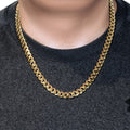 14k Yellow Gold 22 inch Polished Curb Chain Necklace by Avera Group