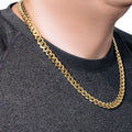 14k Yellow Gold 22 inch Polished Curb Chain Necklace by Avera Group
