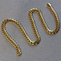 14k Yellow Gold 22 inch Polished Curb Chain Necklace by Avera Group