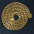 14k Yellow Gold 22 inch Polished Curb Chain Necklace by Avera Group