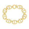 14k Yellow Gold High Polish Mariner Link Bracelet  (13.80 mm)