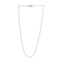 Adjustable Cable Chain in 14k White Gold (0.97 mm) by Avera Group