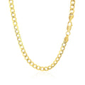 10k Yellow Gold Curb Chain (4.40 mm) by Avera Group