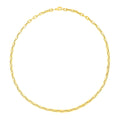 14k Yellow Gold Paperclip Chain Necklace by Avera Group