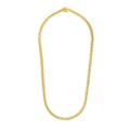 6.9mm 14k Yellow Gold Semi Solid Miami Cuban Chain by Bids.com