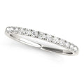14k White Gold Timeless Diamond Wedding Ring (1/5 cttw) by Bids.com