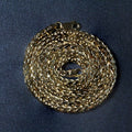 14k Yellow Gold Diamond Cut Round Franco Chain (3.20 mm) by Avera Group