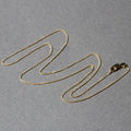 14k Yellow Gold Round Wheat Chain (0.60 mm) by Avera Group