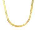 6.0mm 14k Yellow Gold Super Flex Herringbone Chain by Avera Group