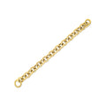 14k Yellow Gold Round Link Bracelet by Avera Group