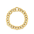 14k Yellow Gold Round Link Bracelet by Avera Group