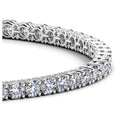 Lab Grown Round Diamond Tennis Bracelet in 14k White Gold (6 cctw F/G VS2/SI1) by Avera Group