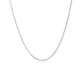 14k White Gold Diamond Cut Rolo Chain 1.1mm by Bids.com