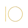 Textured Endless Hoop Earrings in 14k Yellow Gold