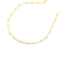 14k Yellow Gold Wire Paperclip Chain (2.70 mm) by Avera Group