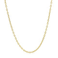 Double Extendable Cable Chain in 14k Yellow Gold (1.80 mm) by Avera Group