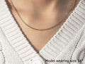 Double Extendable Cable Chain in 14k Yellow Gold (1.80 mm) by Avera Group