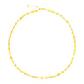 14k Yellow Gold Necklace with Polished Circles by Avera Group