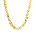 14k Yellow Gold Classic Miami Cuban Solid Chain (6.10 mm) by Avera Group