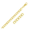 10k Yellow Gold Curb Chain (5.30 mm) by Avera Group