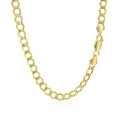 10k Yellow Gold Curb Chain (5.30 mm) by Avera Group
