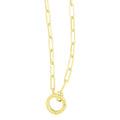 14k Yellow Gold High Polish The Invisible Paperclip Clasp Necklace by Avera Group