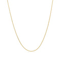 14k Yellow Gold Oval Cable Link Chain (0.85 mm) by Avera Group