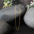 14k Yellow Gold Oval Cable Link Chain (0.85 mm) by Avera Group