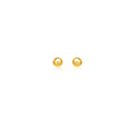 10k Yellow Gold Ball Style Stud Earrings (4mm) by Avera Group