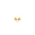 10k Yellow Gold Ball Style Stud Earrings (4mm) by Avera Group