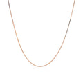 14k Rose Gold Classic Box Chain (0.60 mm) by Avera Group