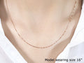 14k Rose Gold Classic Box Chain (0.60 mm) by Avera Group