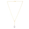14k Yellow Gold Tesoro Pearl Lariat Necklace