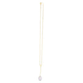 14k Yellow Gold Tesoro Pearl Lariat Necklace by Avera Group