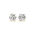4 cttw Certified IGI Lab Grown Round Diamond Earrings 14k Yellow Gold (G/VS2) by Avera Group