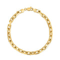 4.8mm 14k Yellow Gold French Cable Chain Bracelet by Avera Group