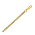 Ice Barrel Chain in 14k Yellow Gold (4.25 mm) by Avera Group