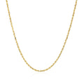 10k Yellow Gold Solid Diamond Cut Rope Chain (1.40 mm) by Avera Group