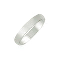 14k White Gold 4mm Comfort Fit Wedding Band by Bids.com