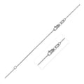 Extendable Cable Chain in 14k White Gold (1.0mm) by Avera Group