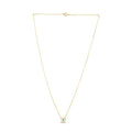 14k Yellow Gold MOP Evil Eye Necklace by Avera Group