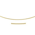 14k Yellow Gold Necklace in a Round Omega Chain Style by Bids.com
