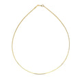 14k Yellow Gold Necklace in a Round Omega Chain Style by Bids.com
