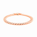 14K Rose Gold Cuban Link Bracelet by Avera Group