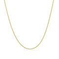 14k Yellow Gold Oval Cable Link Chain (0.97 mm) by Avera Group