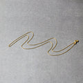 14k Yellow Gold Oval Cable Link Chain (0.97 mm) by Avera Group