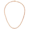 14K Rose Gold Bold Paperclip Chain (4.20 mm) by Avera Group