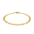5.5mm 10k Yellow Gold Mariner Link Bracelet by Avera Group