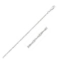 14k White Gold Singapore Chain 1.7mm by Bids.com