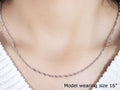 14k White Gold Singapore Chain (1.80 mm) by Avera Group